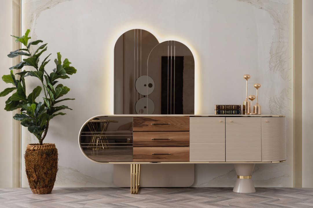 Mirror Frame Console